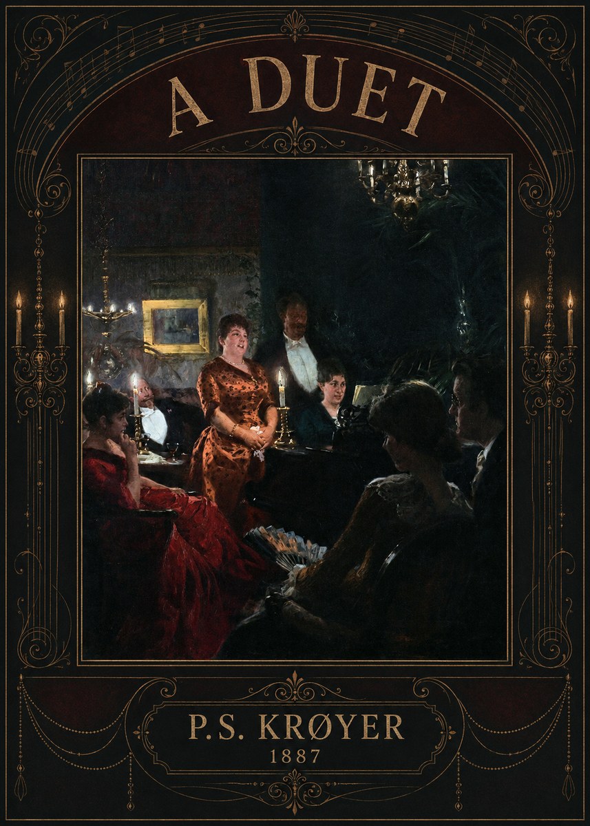 P.S. Krøyer A Duet No3 - Poster