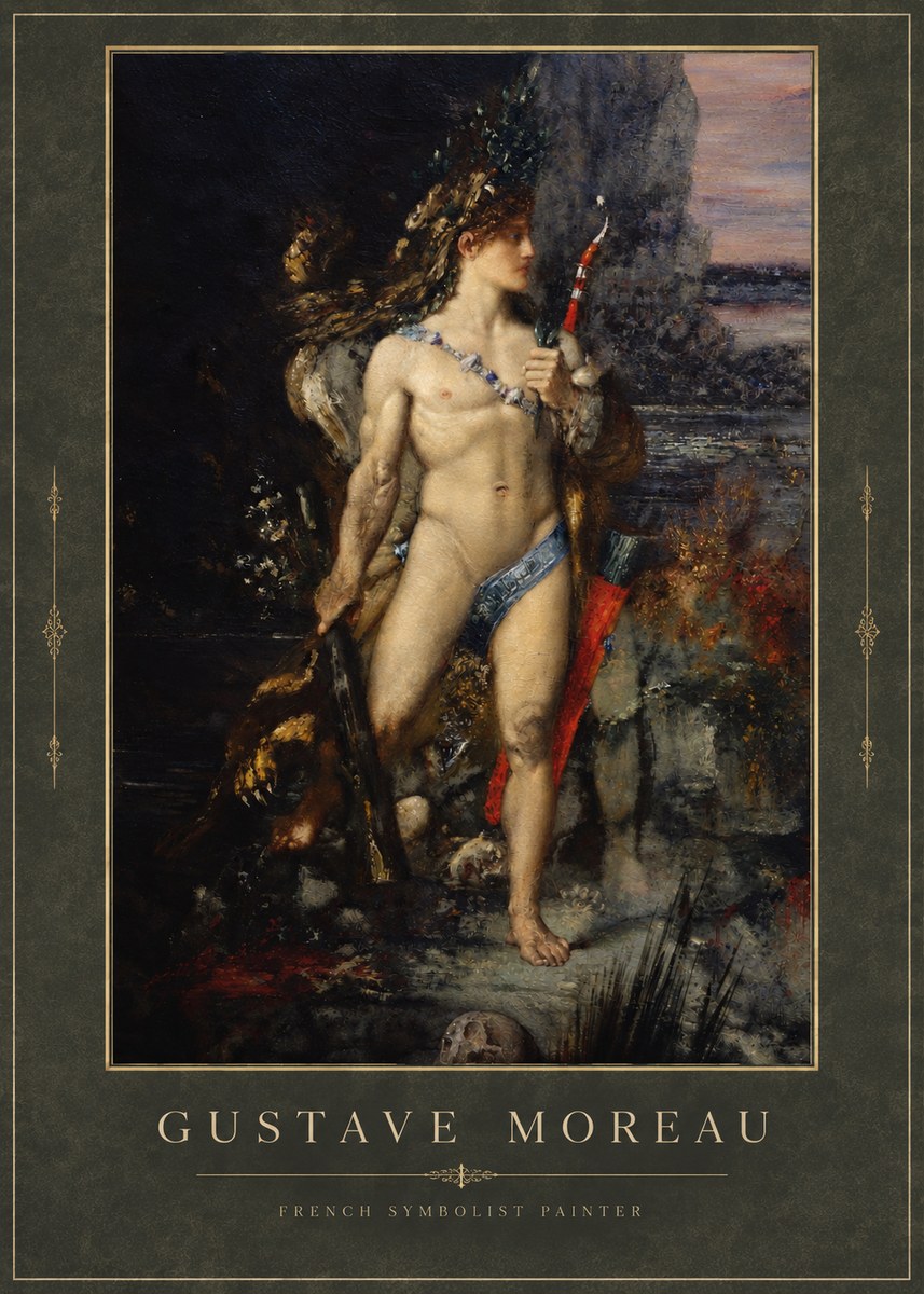 Gustave Moreau Saint Sebastian I No3 - Poster