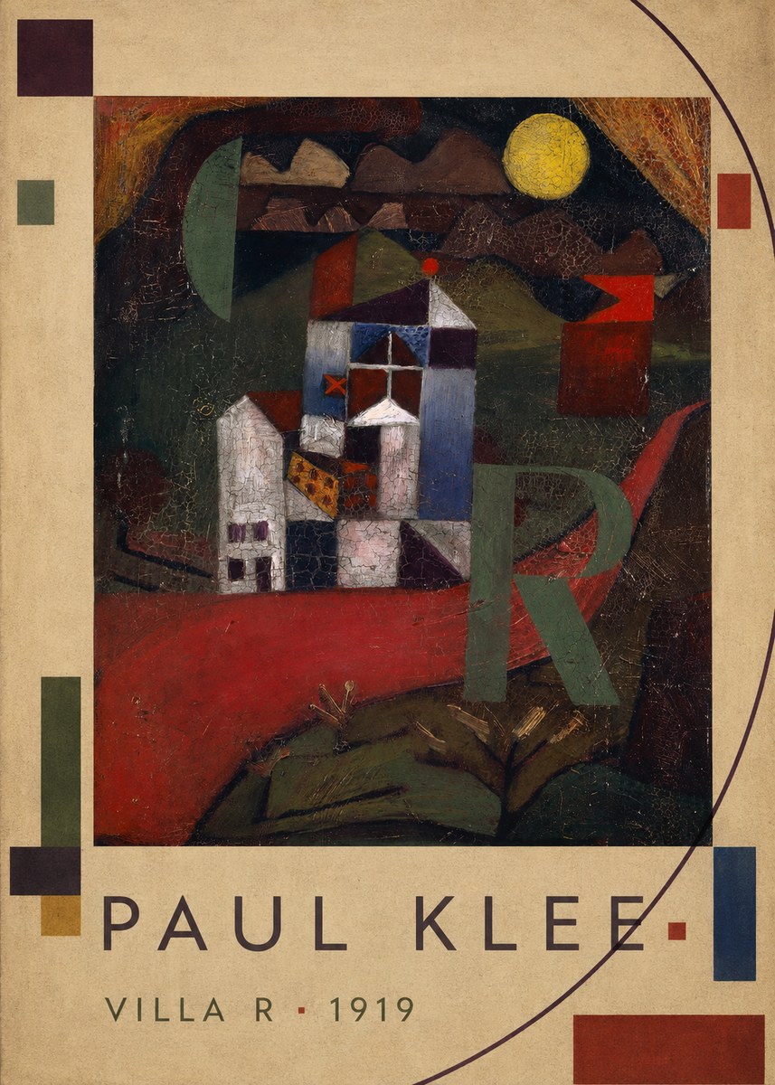 Paul Klee Villa R • 1919 No2 - Poster