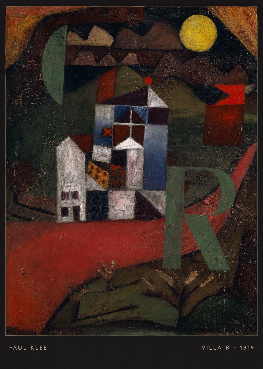 Paul Klee Villa R • 1919 No6 - Poster