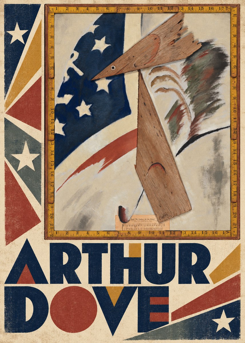 Arthur Dove The Flag No6 - Poster