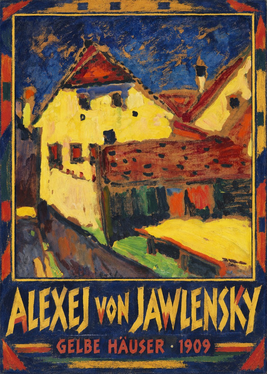 Alexej von Jawlensky Gelbe Häuser No1 - Poster