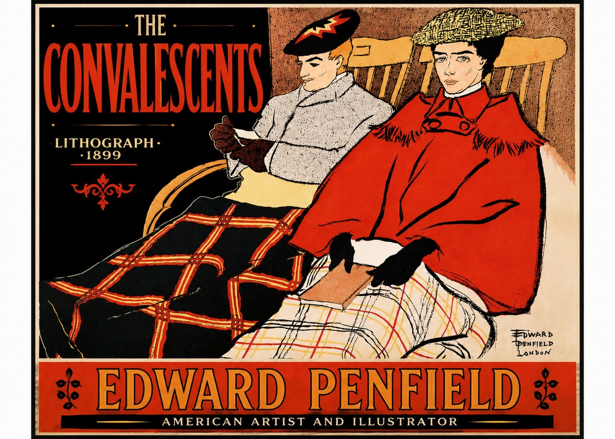 Edward Penfield The Convalescents No5 - Poster