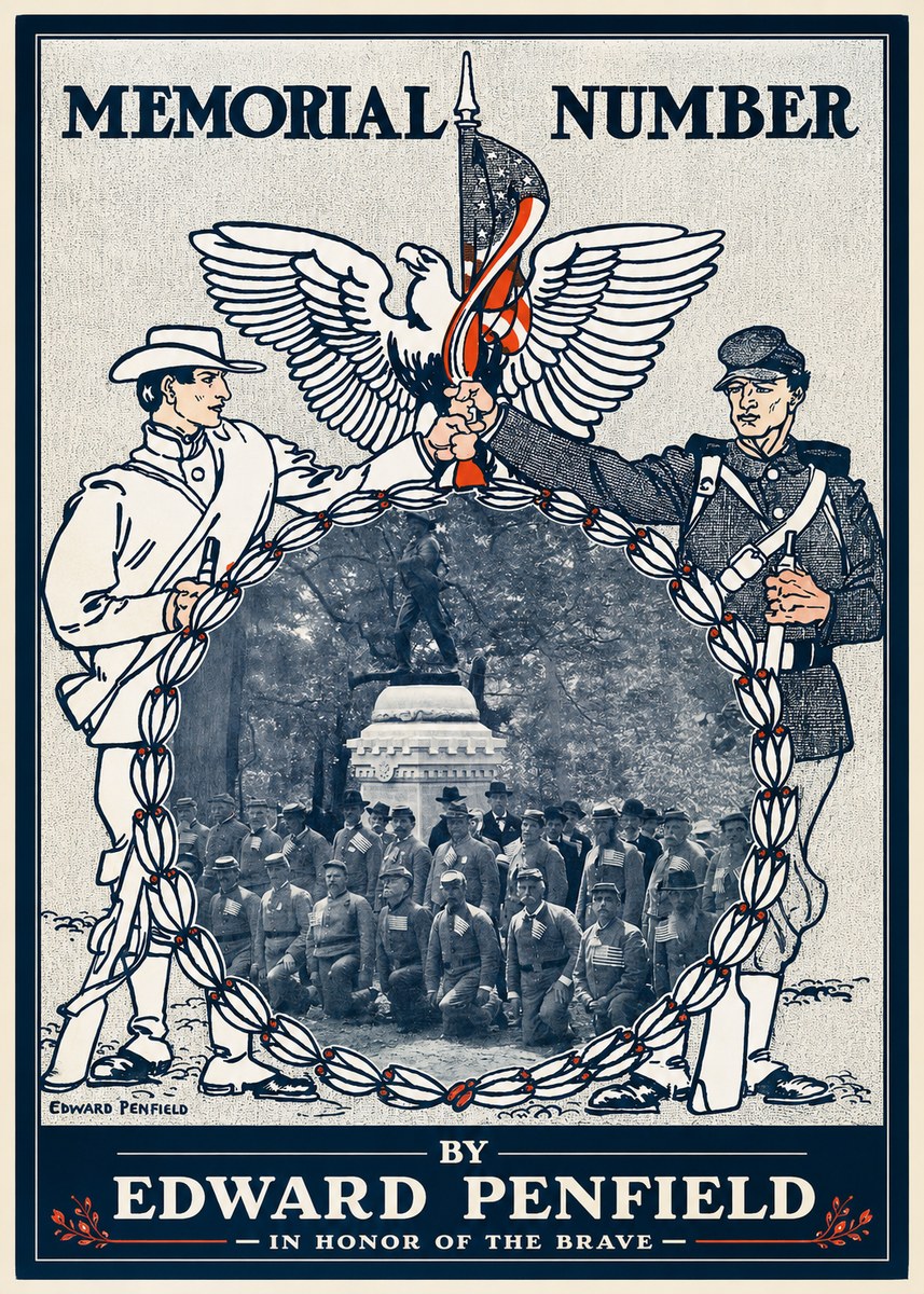 Edward Penfield Memorial Number No1 - Poster