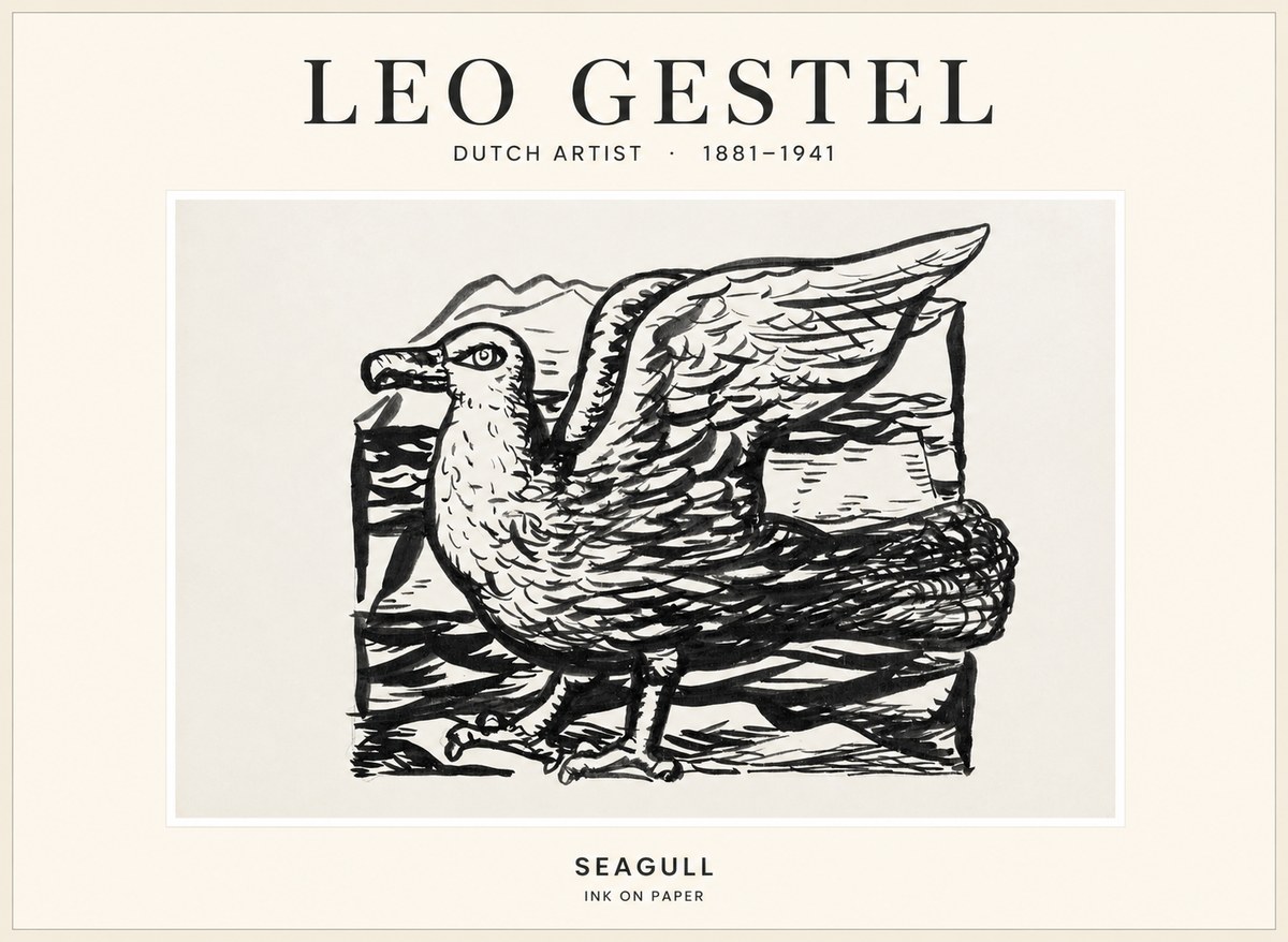 Leo Gestel Seagull No1 - Poster