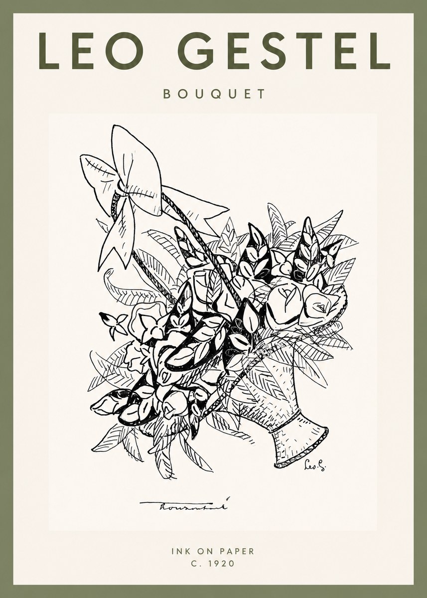 Leo Gestel Bouquet No2 - Poster