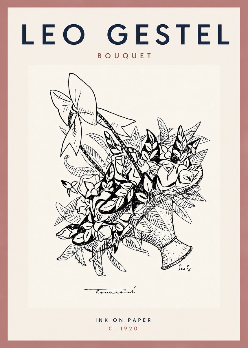 Leo Gestel Bouquet No3 - Poster