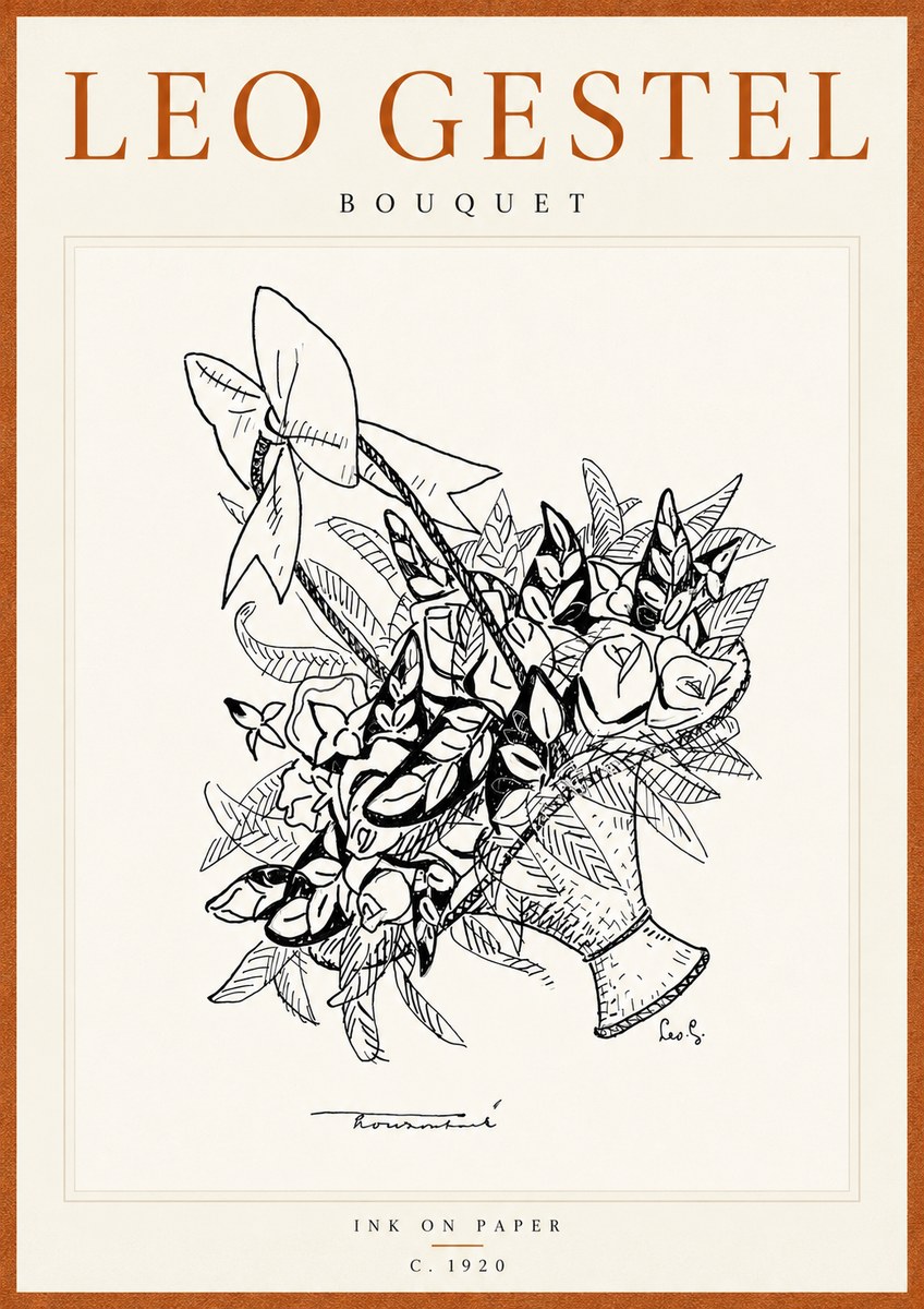 Leo Gestel Bouquet No6 - Poster