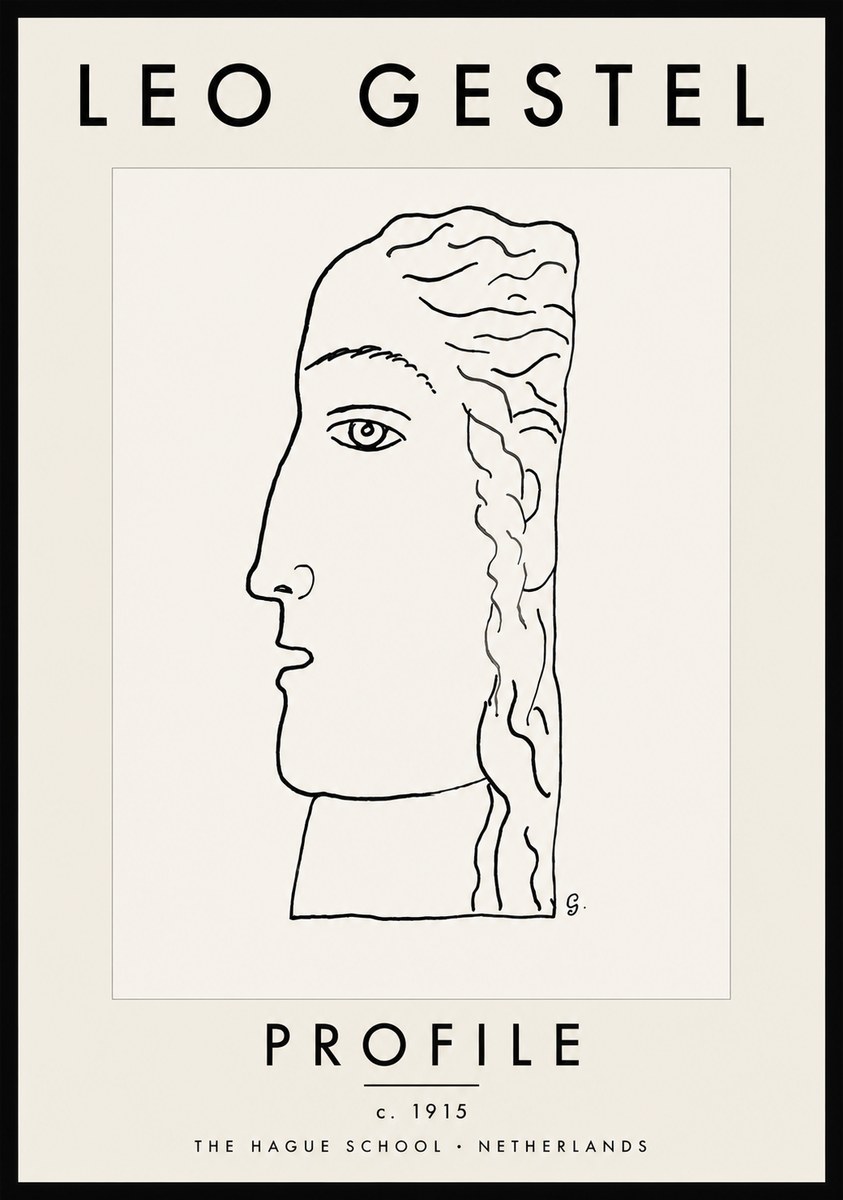Leo Gestel Profile No5 - Poster
