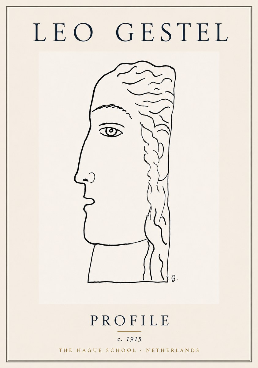 Leo Gestel Profile No6 - Poster
