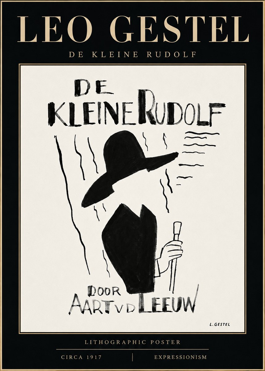 Leo Gestel De Kleine Rudolf No2 - Poster
