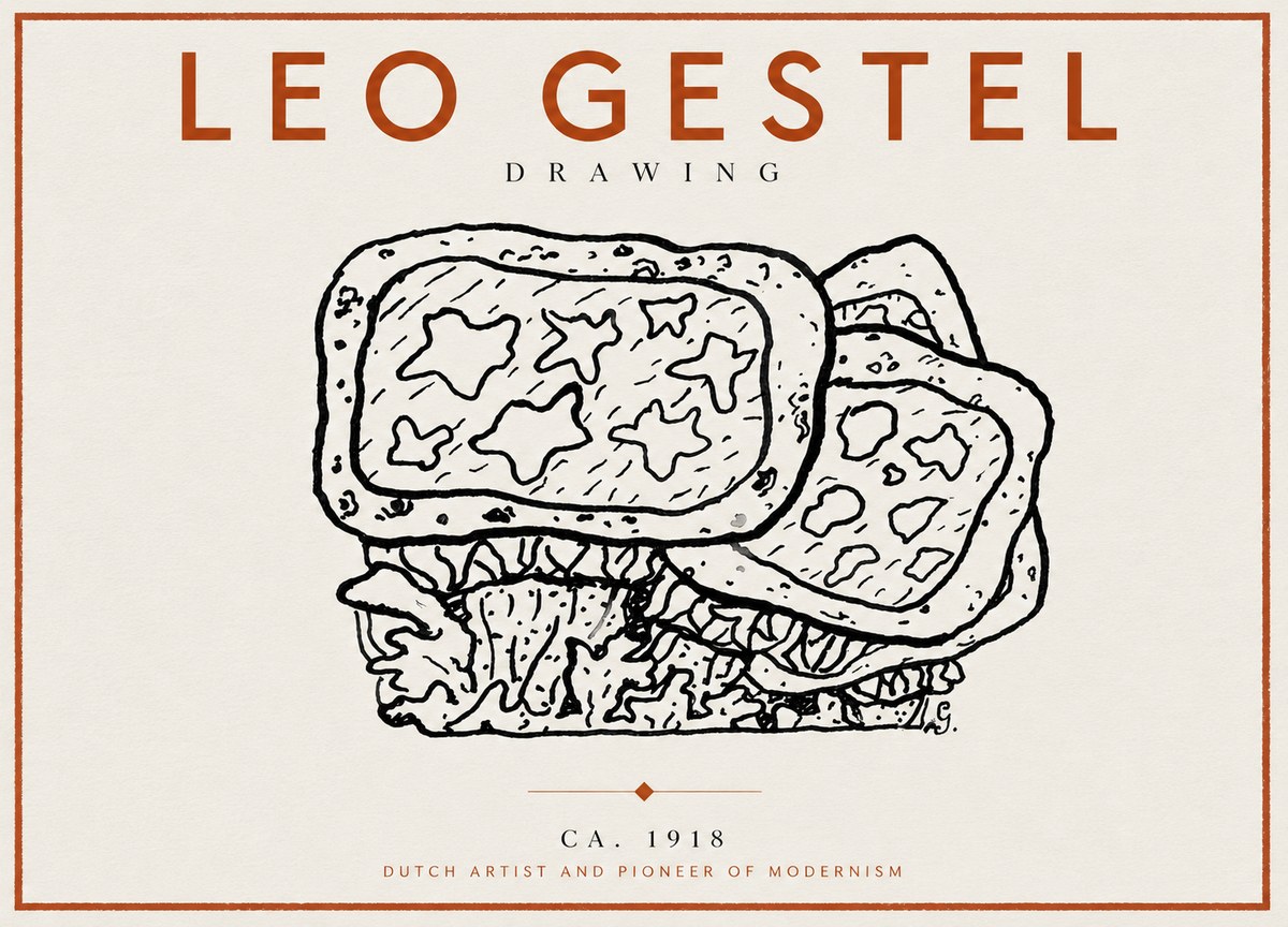 Leo Gestel Drawing Ca. 1918 No5 - Poster