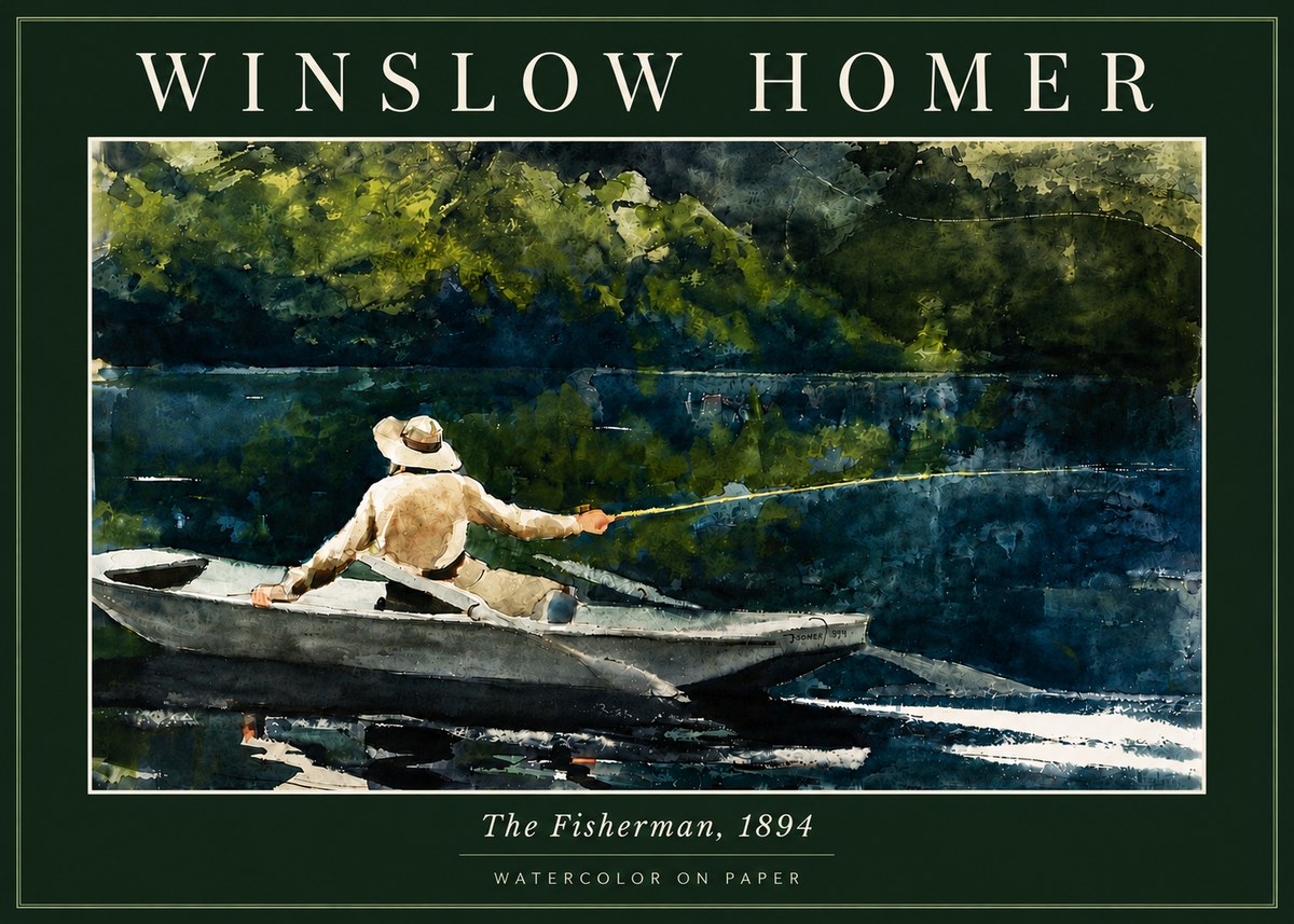 Winslow Homer The Fisherman, 1894 No5 - Poster