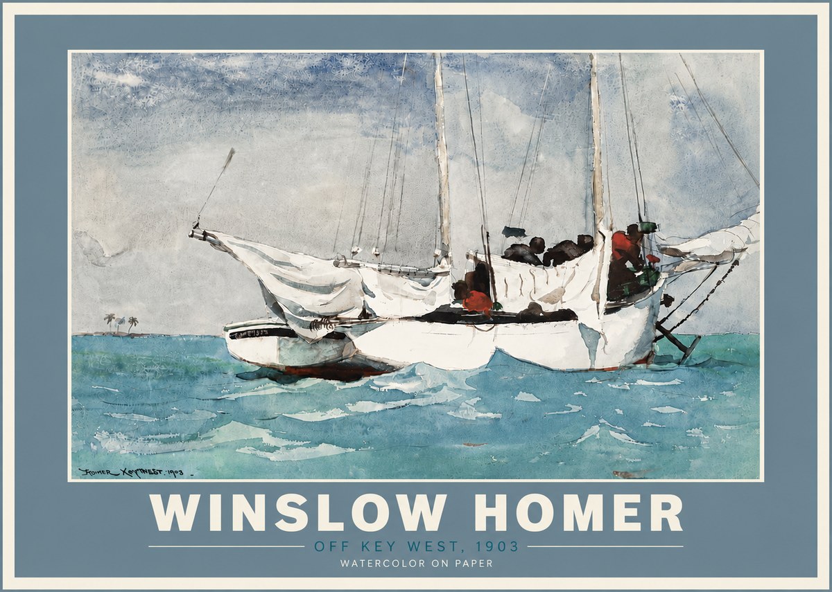 Winslow Homer Off Key West, 1903 No5 - Poster