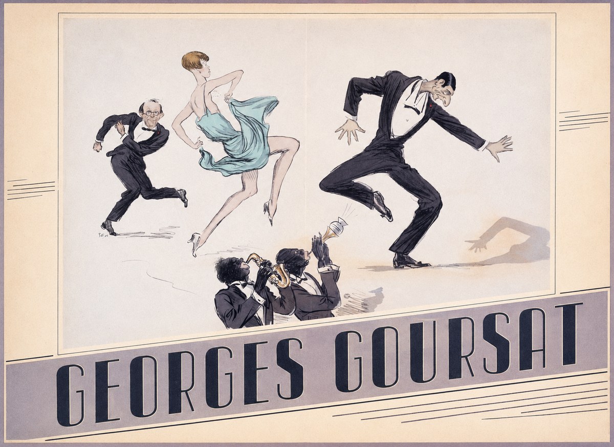 Georges Goursat Jazz Age Revelry No4 - Poster
