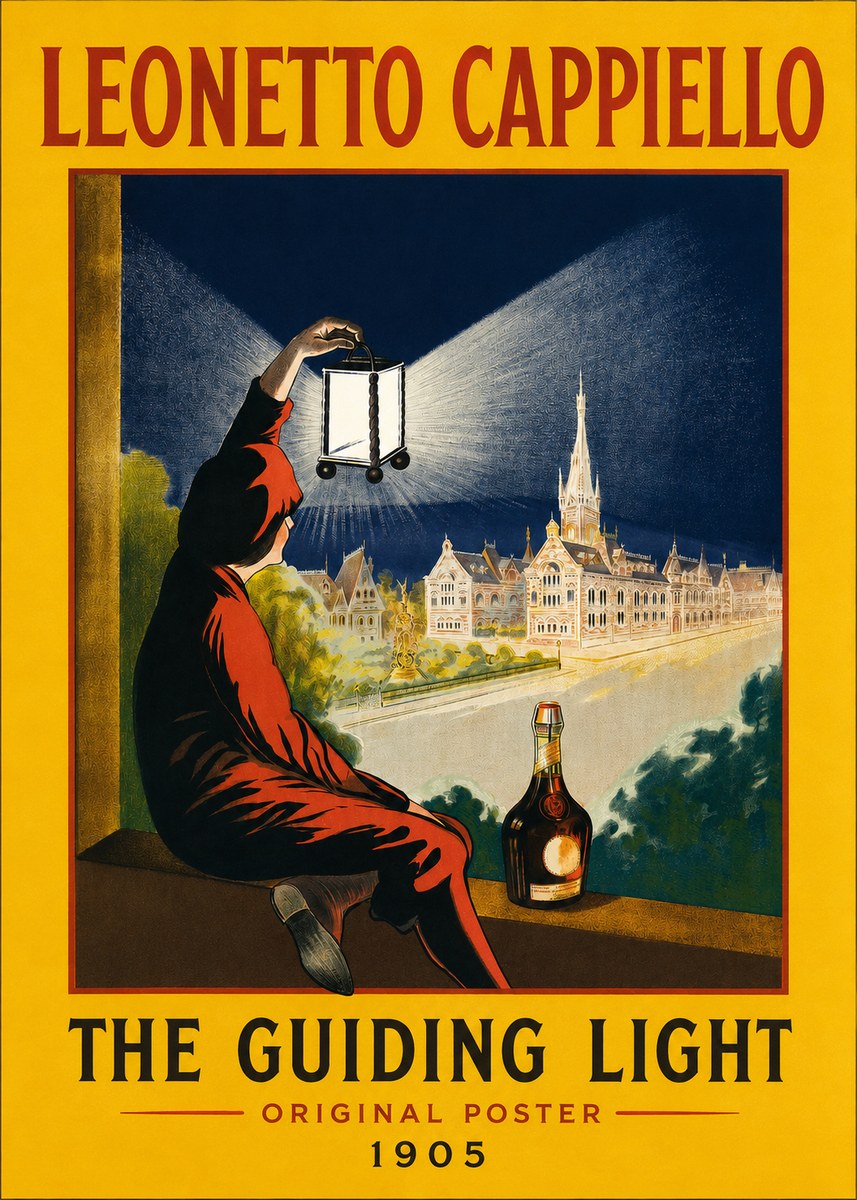 Leonetto Cappiello The Guiding Light No2 - Poster