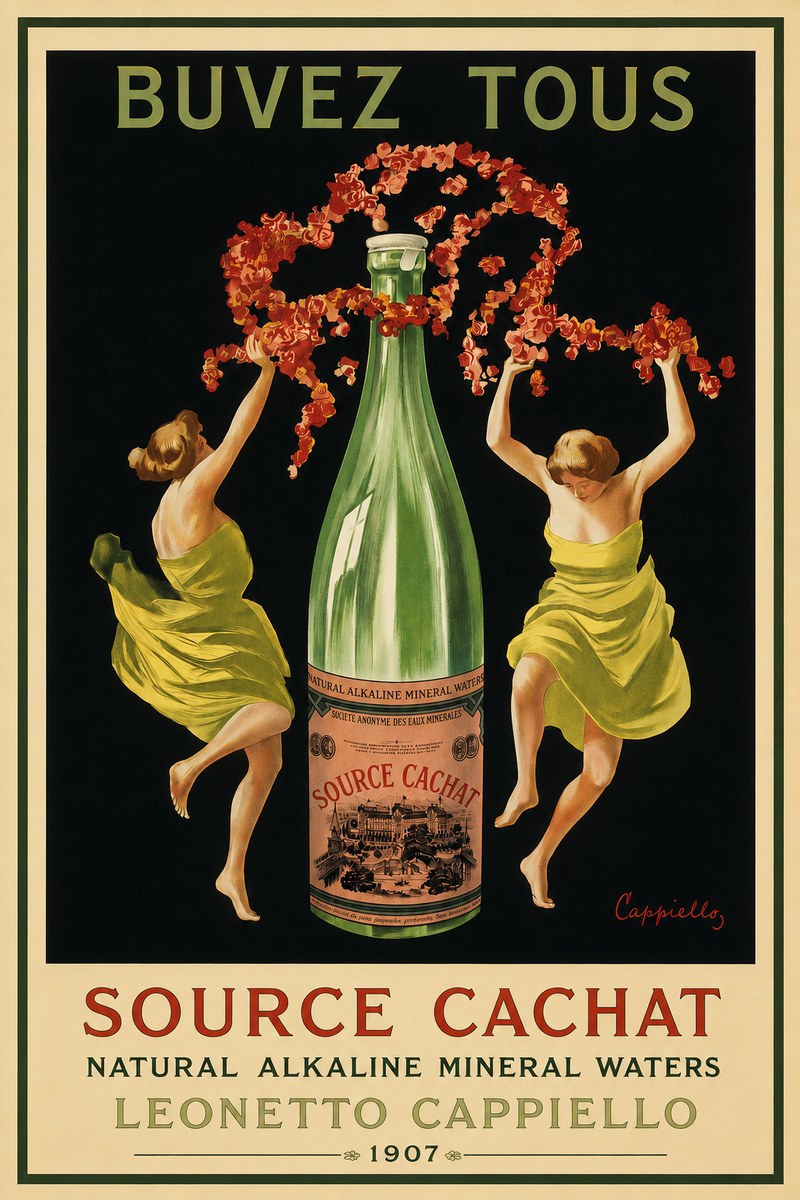 Leonetto Cappiello Source Cachat No3 - Poster