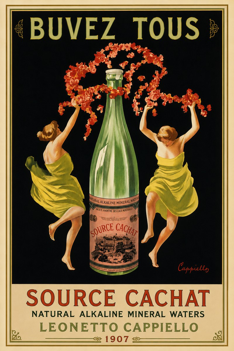 Leonetto Cappiello Source Cachat No6 - Poster