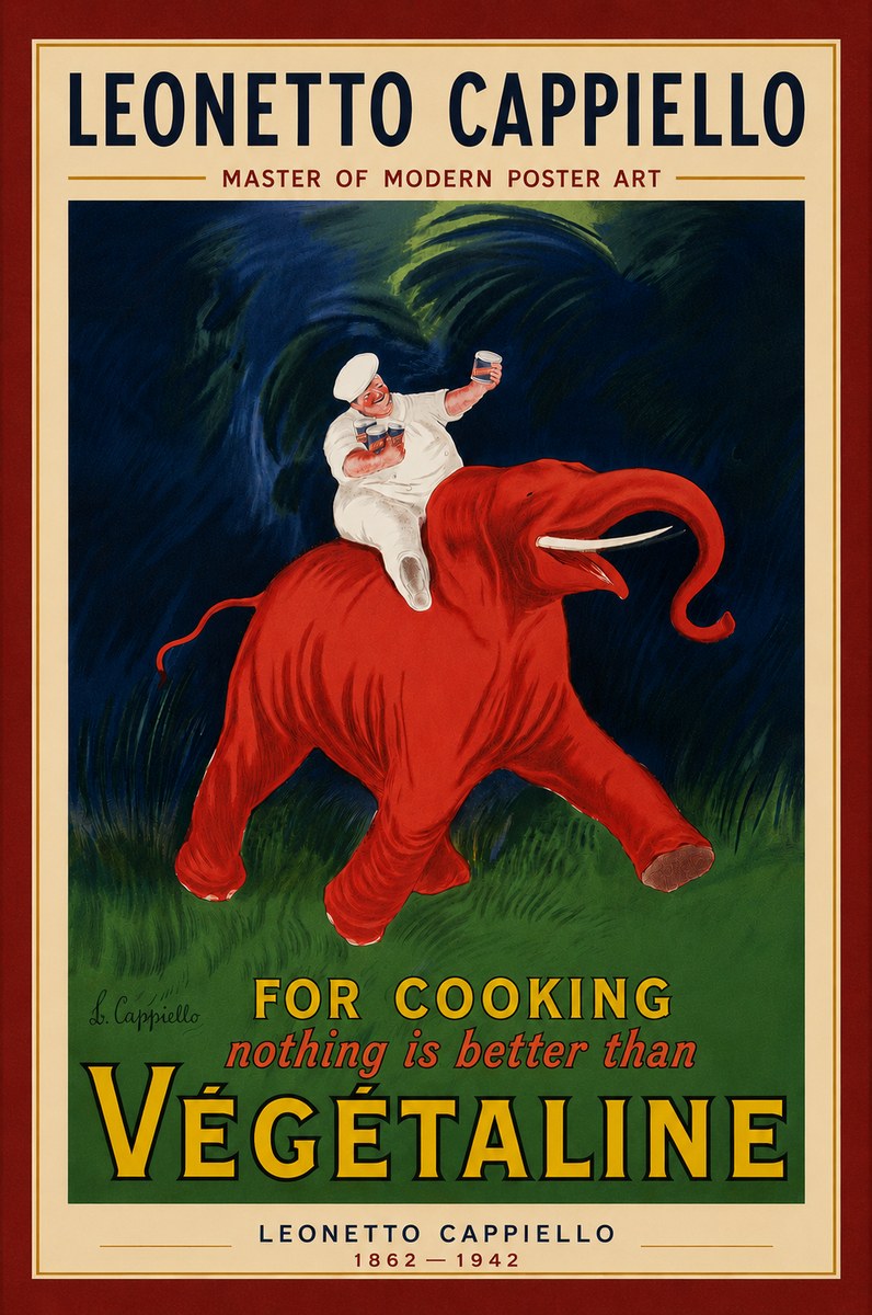 Leonetto Cappiello Végétaline No6 - Poster