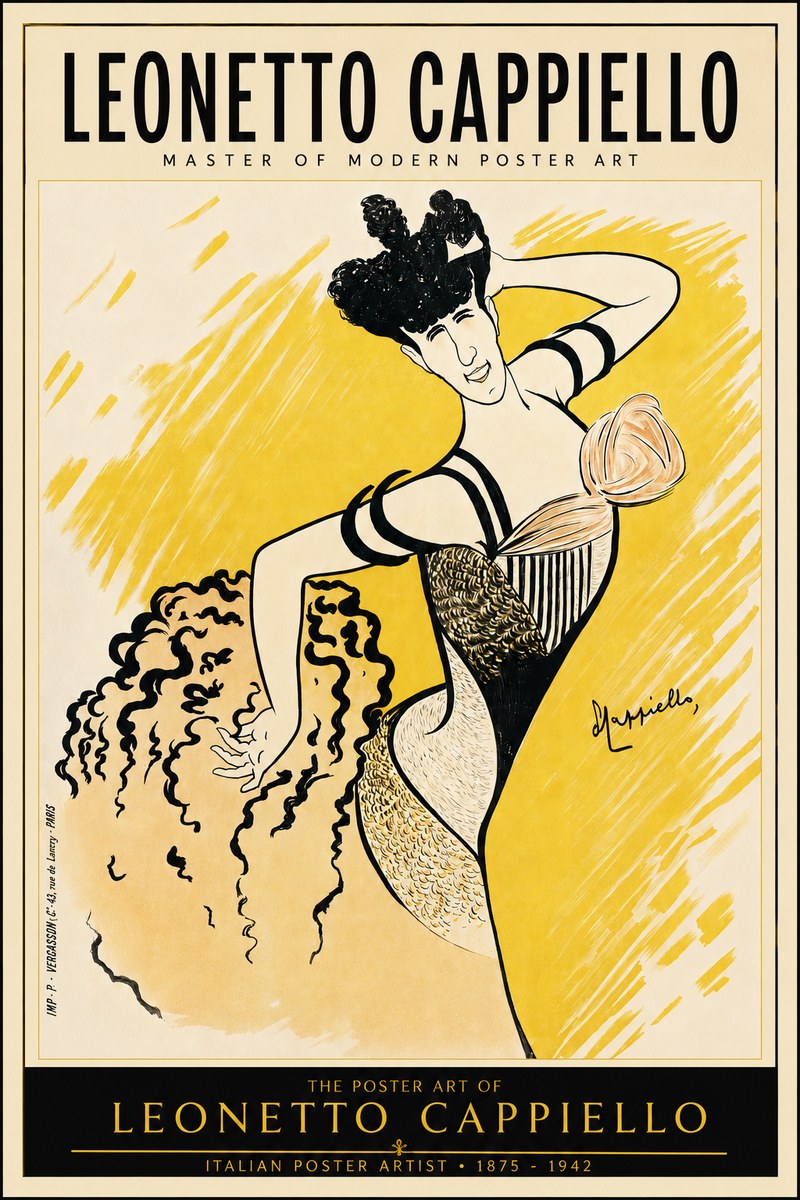 Leonetto Cappiello The Dancer No5 - Poster