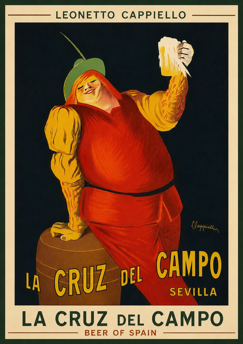 Leonetto Cappiello La Cruz Del Campo No3 - Poster