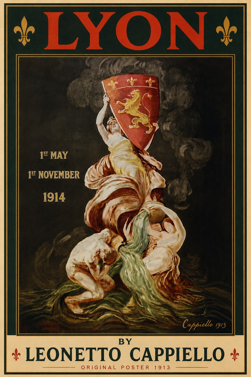 Leonetto Cappiello Lyon No4 - Poster