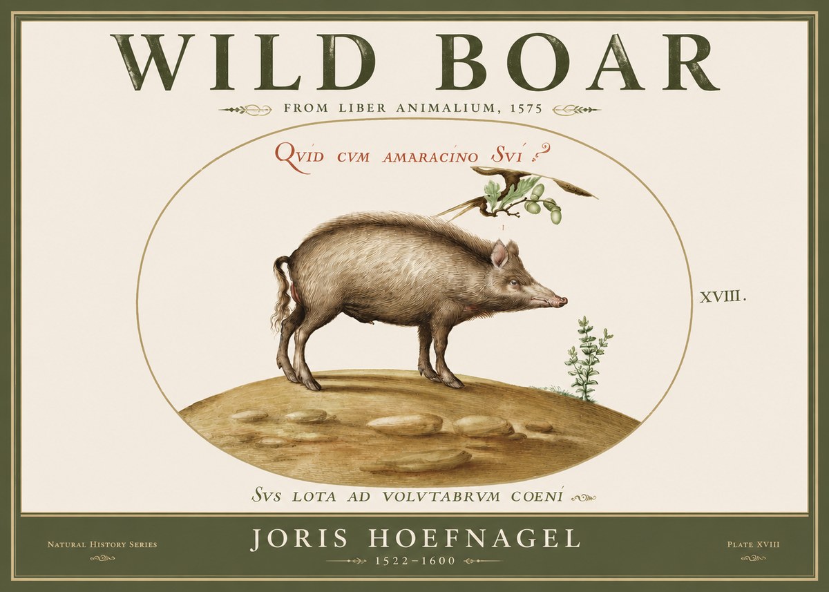 Joris Hoefnagel Qvid Cvm Amaracino Svi? No5 - Poster