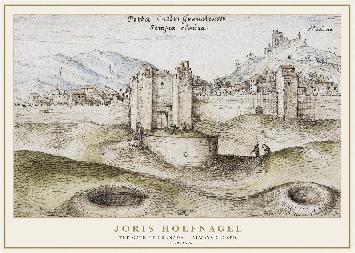 Joris Hoefnagel The Gate of Granada - Always Closed No1 - Poster