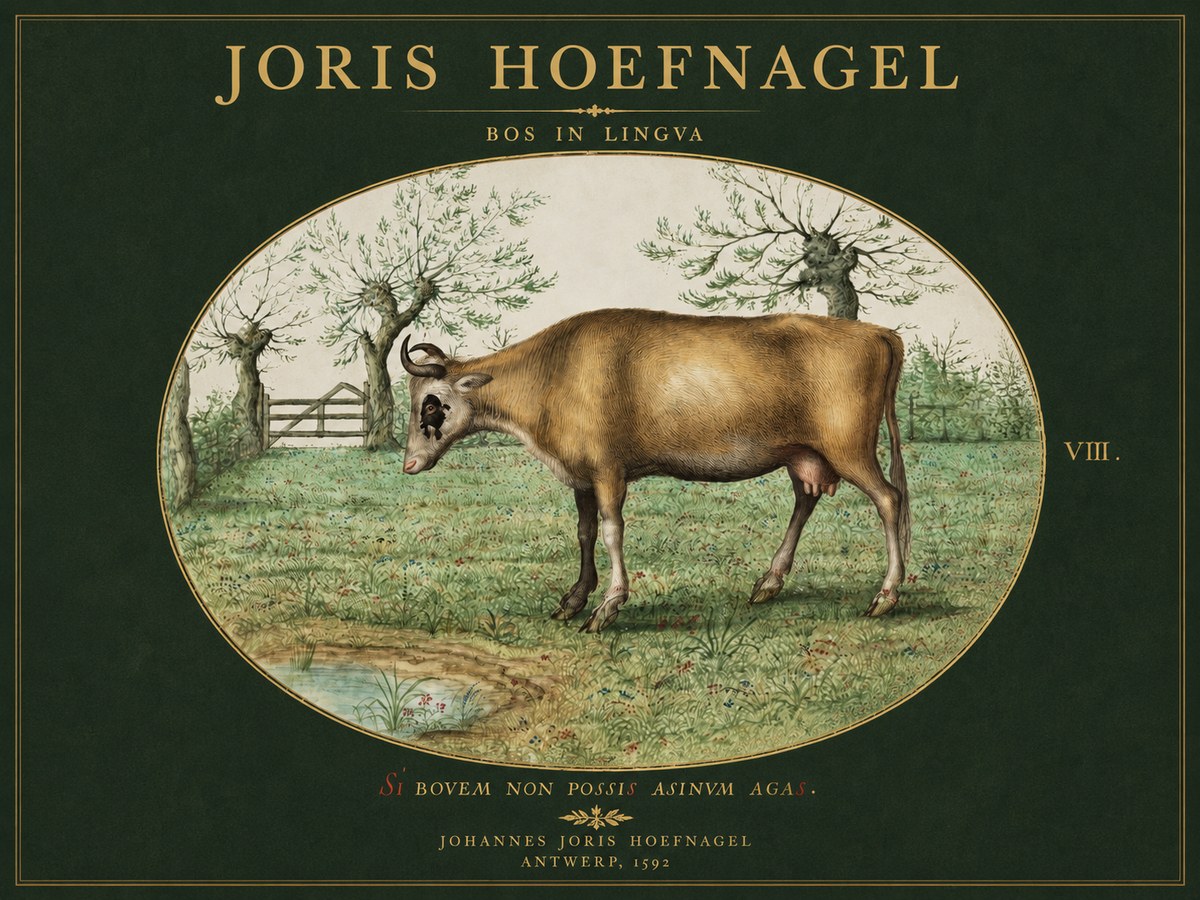 Joris Hoefnagel Bos in Lingva No3 - Poster