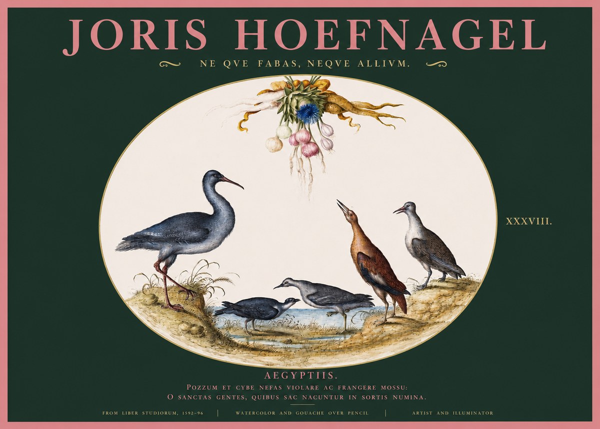 Joris Hoefnagel Aegyptiis. No2 - Poster