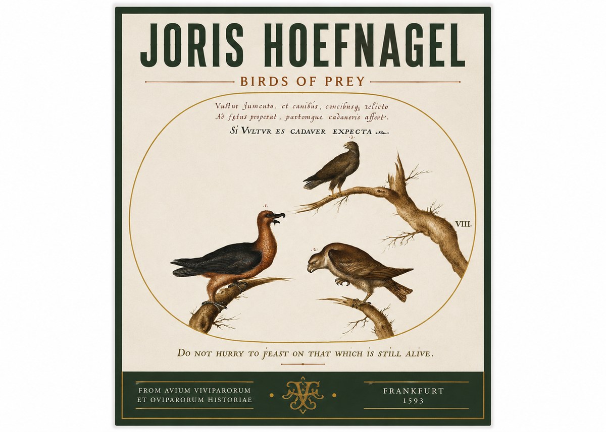 Joris Hoefnagel Birds of Prey No3 - Poster