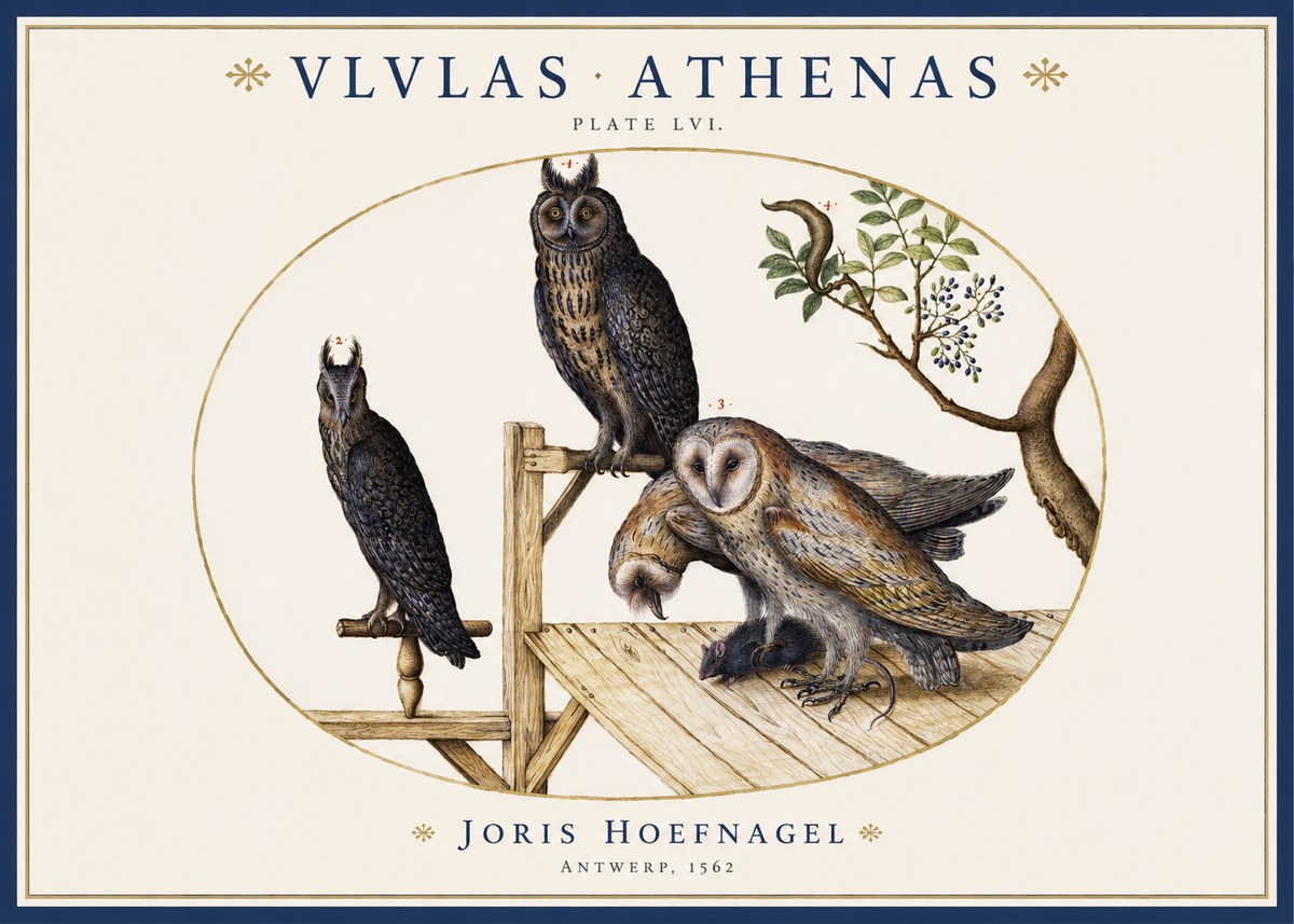 Joris Hoefnagel Vlvlas Athenas No1 - Poster