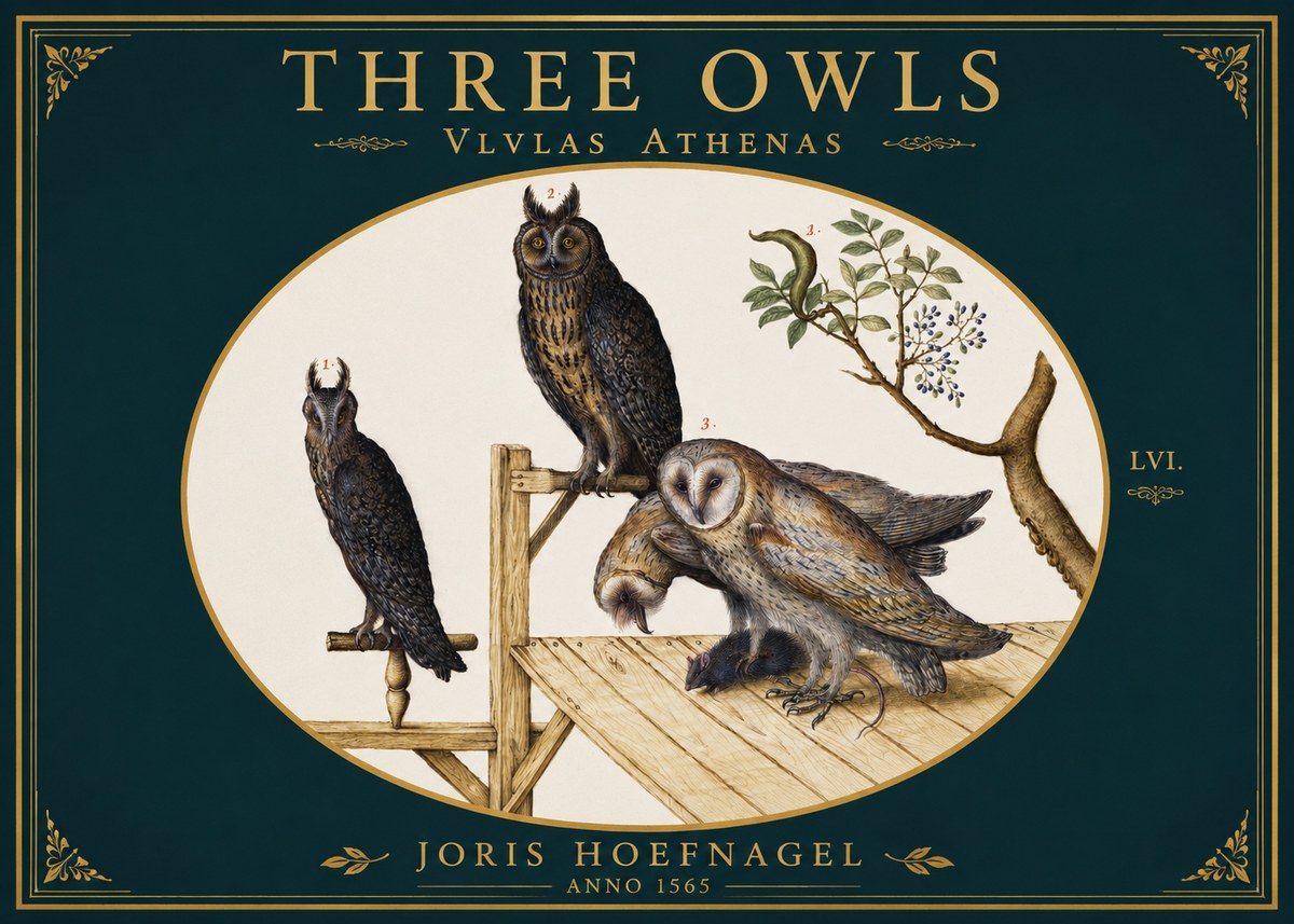 Joris Hoefnagel Vlvlas Athenas No3 - Poster