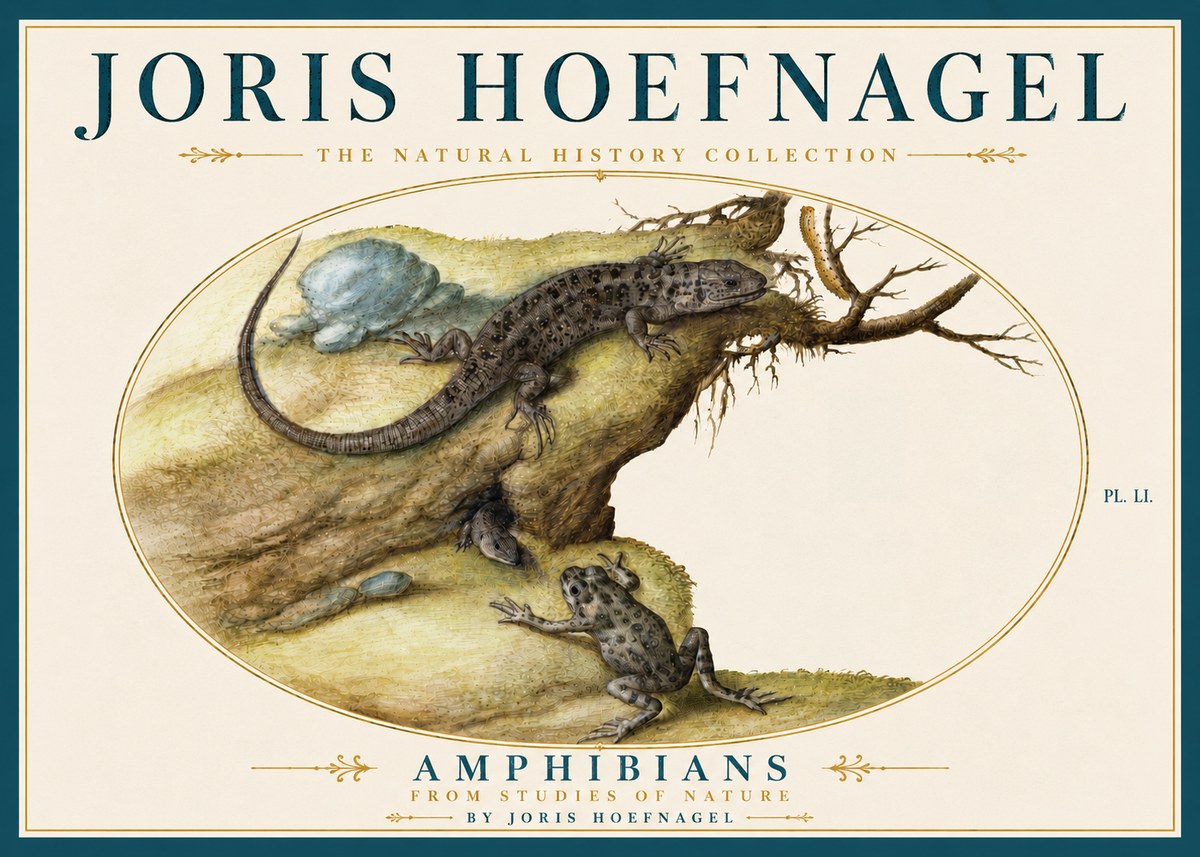 Joris Hoefnagel Amphibians from Studies of Nature No5 - Poster
