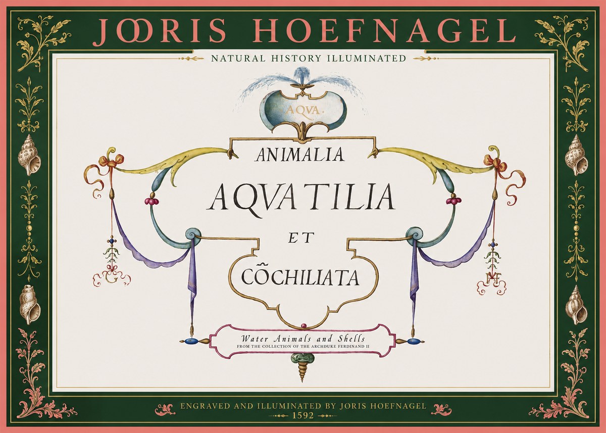 Joris Hoefnagel Animalia Aquatilia Et Cochiliata No2 - Poster