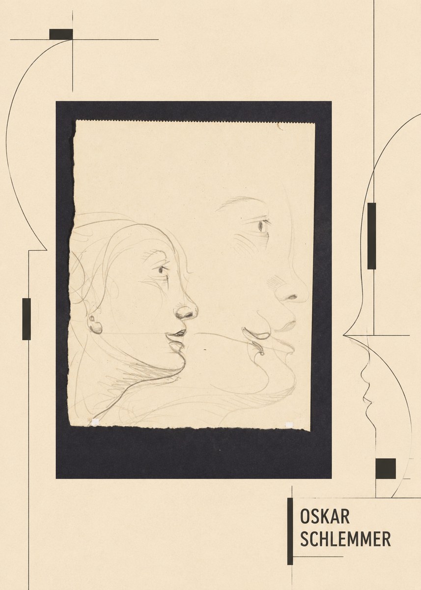 Oskar Schlemmer Profile Studies No6 - Poster