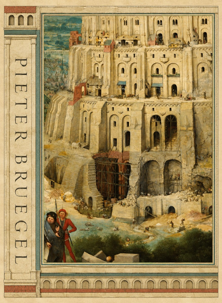 Pieter Bruegel The Tower of Babel IV No2 - Poster