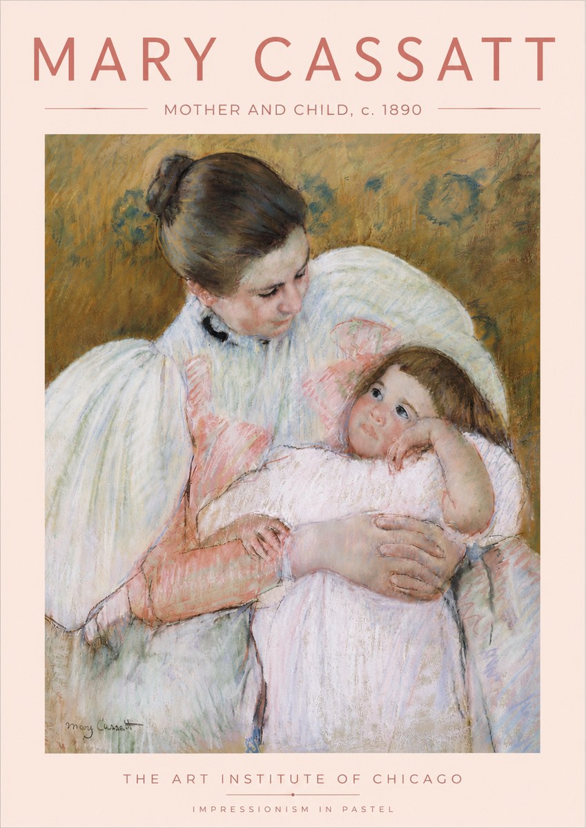 Mary Cassatt Mother and Child VI No6 - Poster
