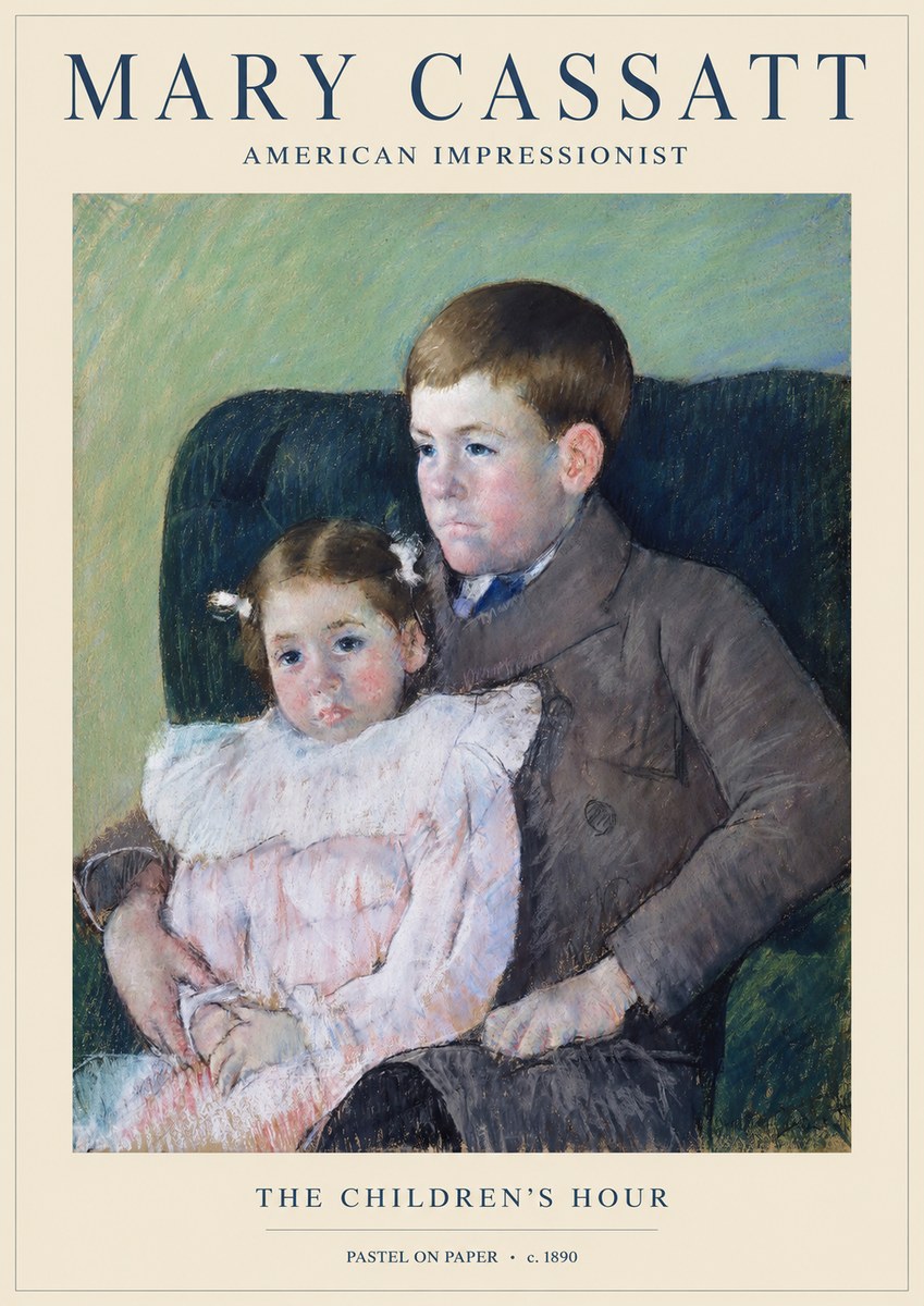 Mary Cassatt The Children's Hour No1 - Poster