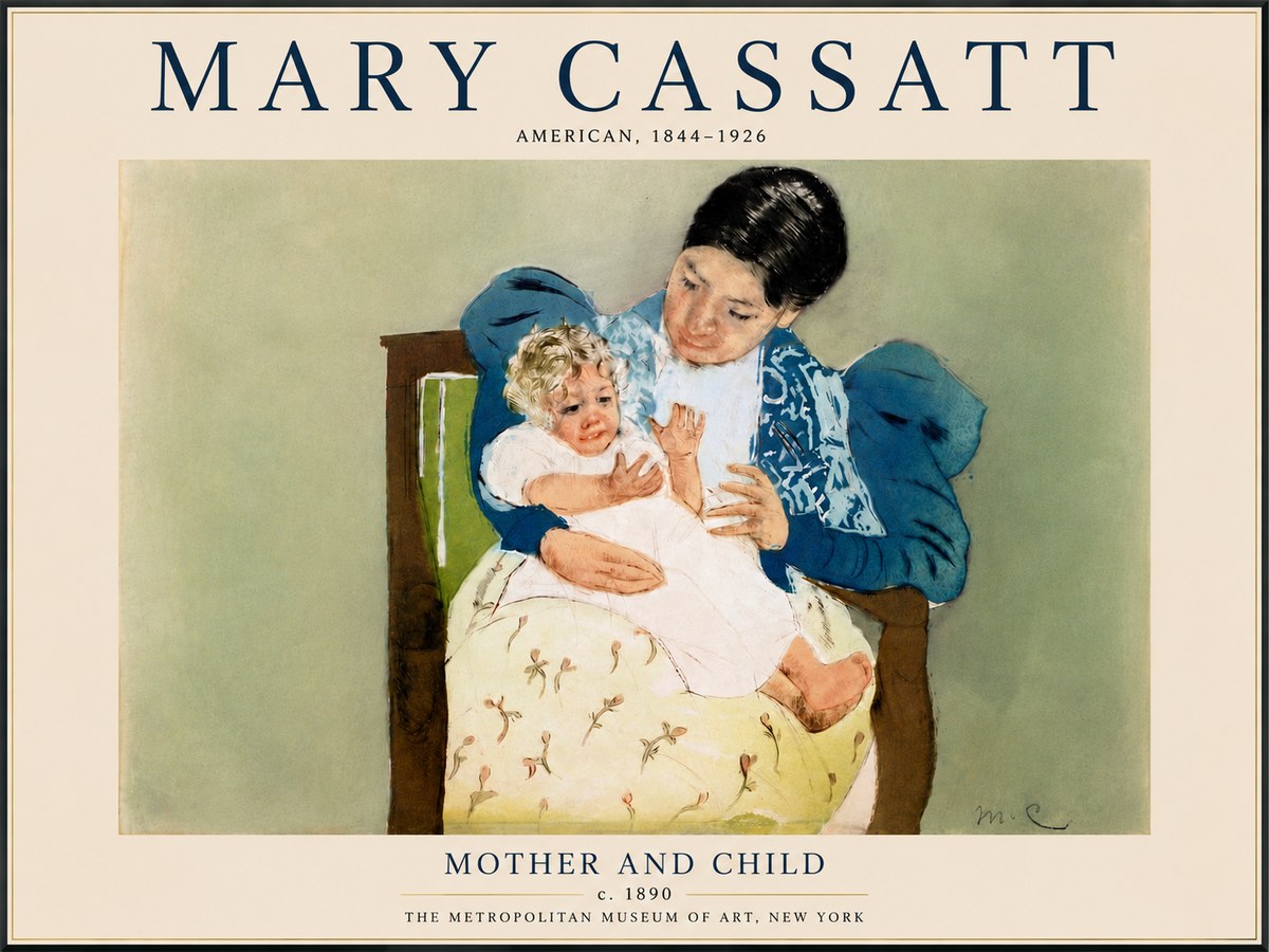 Mary Cassatt Mother and Child VIII No6 - Poster