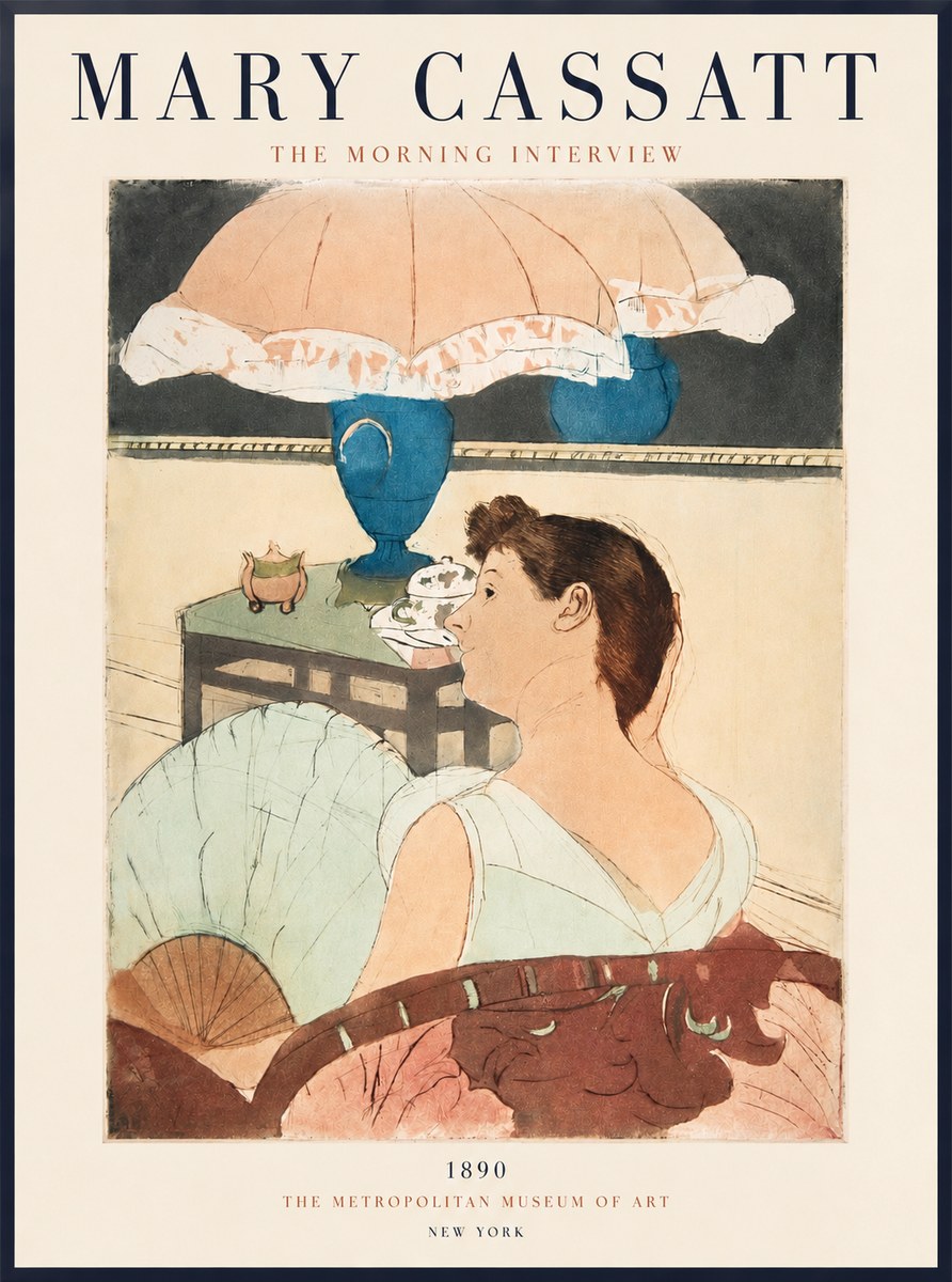 Mary Cassatt The Morning Interview No2 - Poster