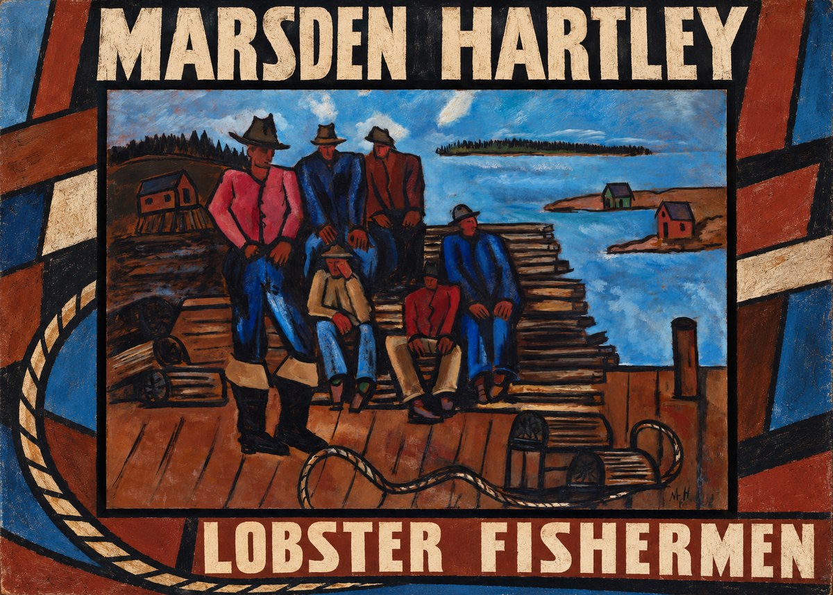 Marsden Hartley Lobster Fishermen I No3 - Poster
