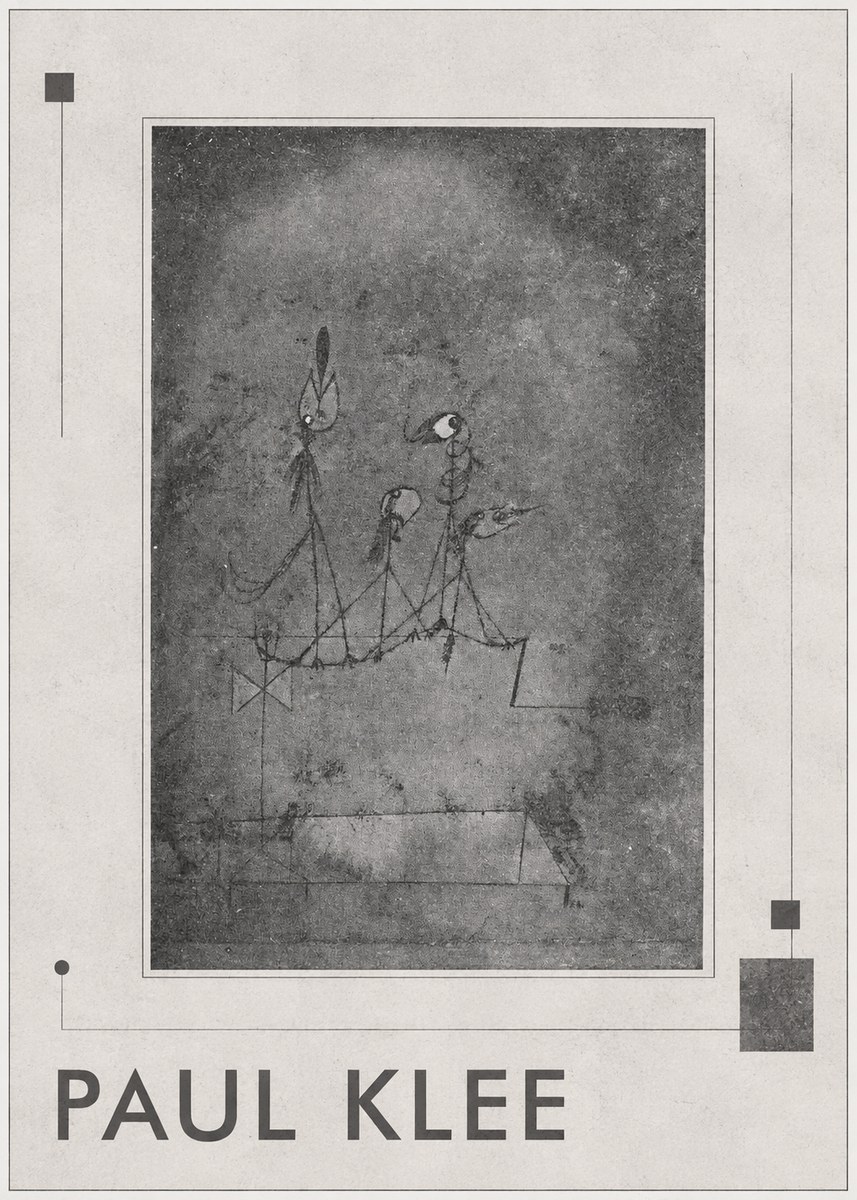 Paul Klee Group of Figures No1 - Poster