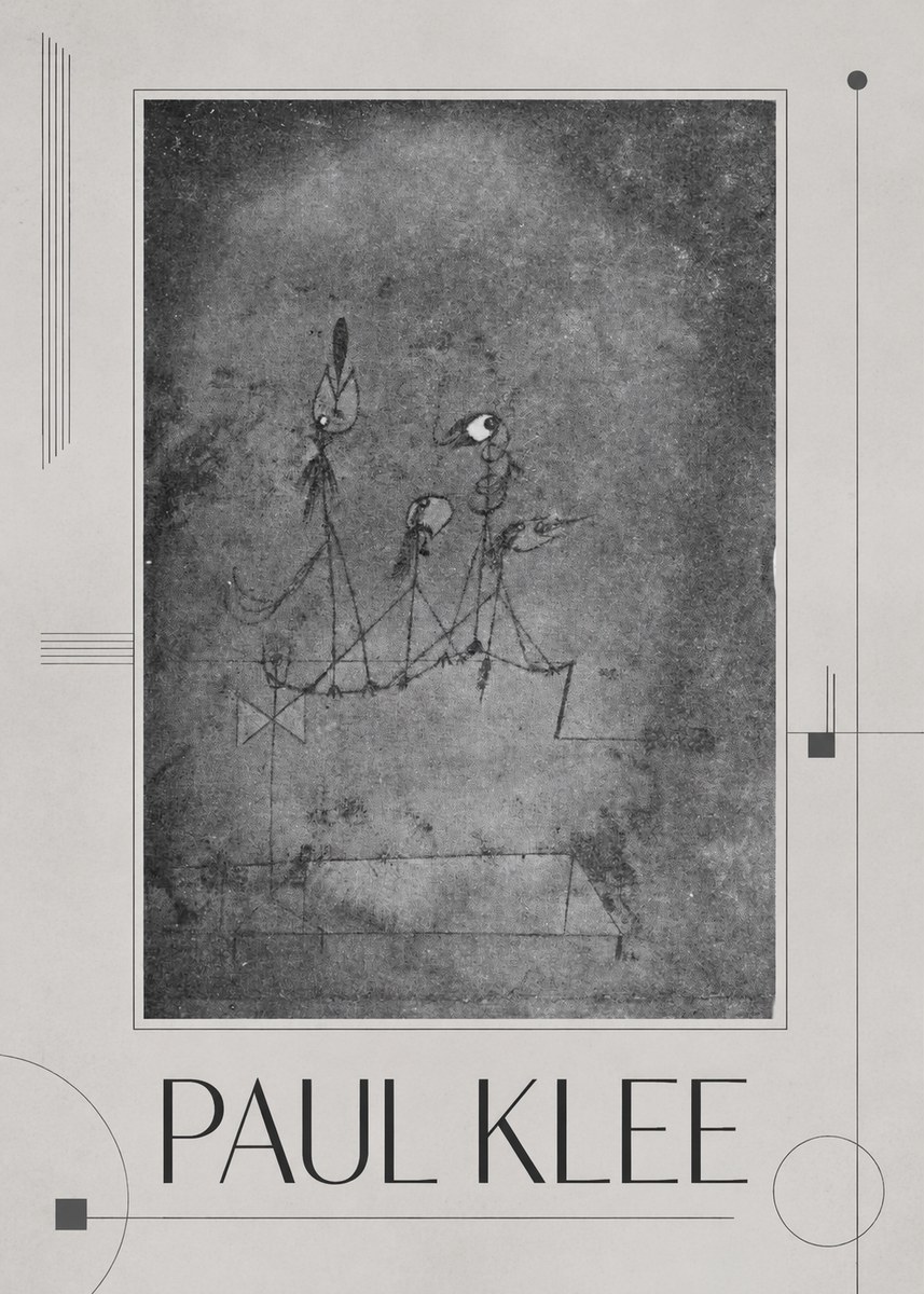 Paul Klee Group of Figures No4 - Poster