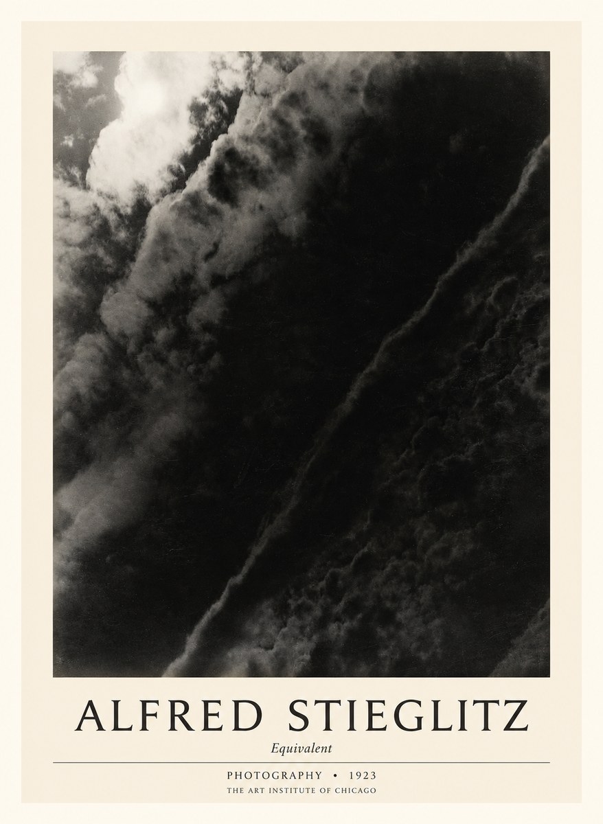 Alfred Stieglitz Equivalent III No1 - Poster