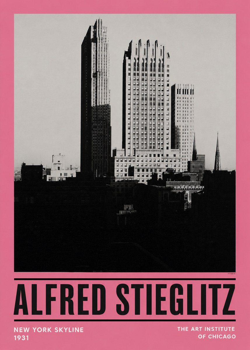Alfred Stieglitz New York Skyline No4 - Poster