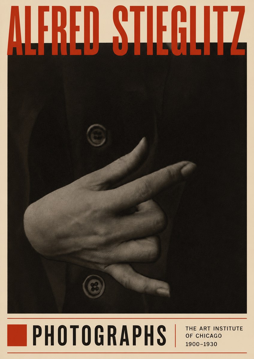 Alfred Stieglitz Hands No4 - Poster