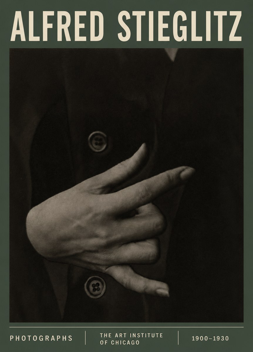 Alfred Stieglitz Hands No5 - Poster