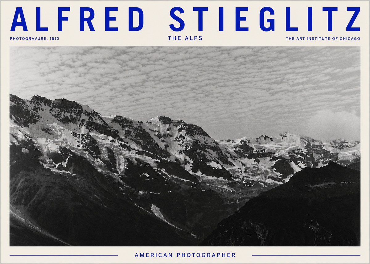 Alfred Stieglitz The Alps No5 - Poster