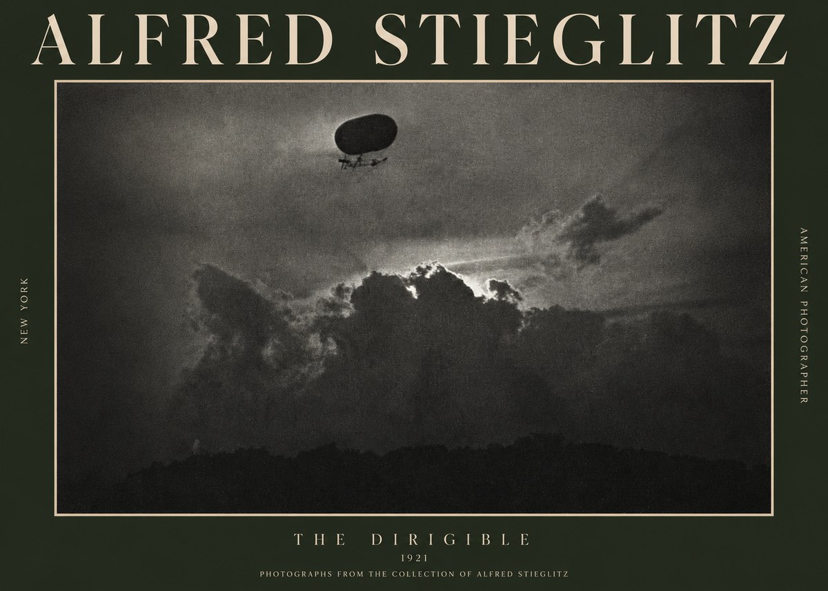 Alfred Stieglitz The Dirigible No3 - Poster